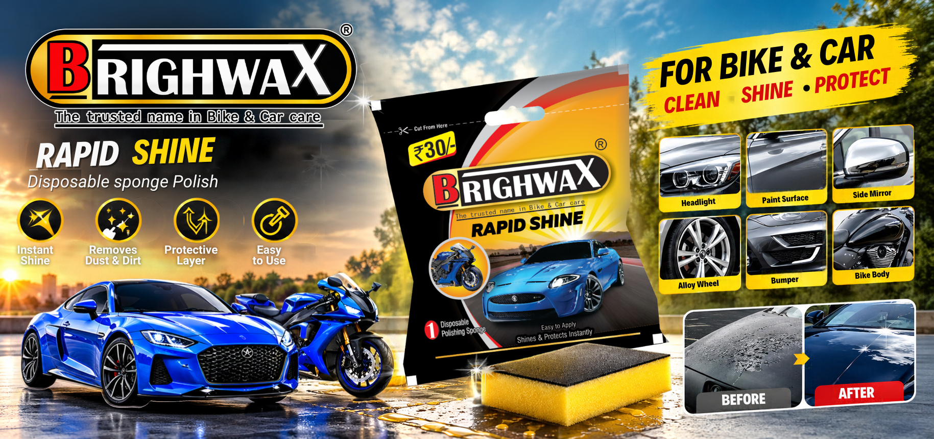 Brighwax Banner